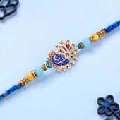 Enchanting Blue Designer Rakhi